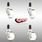 Service Caster 3 Inch 316SS Nylon Wheel Swivel 1-1/4 Inch Expanding Stem Caster Set SCC SCC-SS316EX20S314-NYS-114-4 - alternate 3